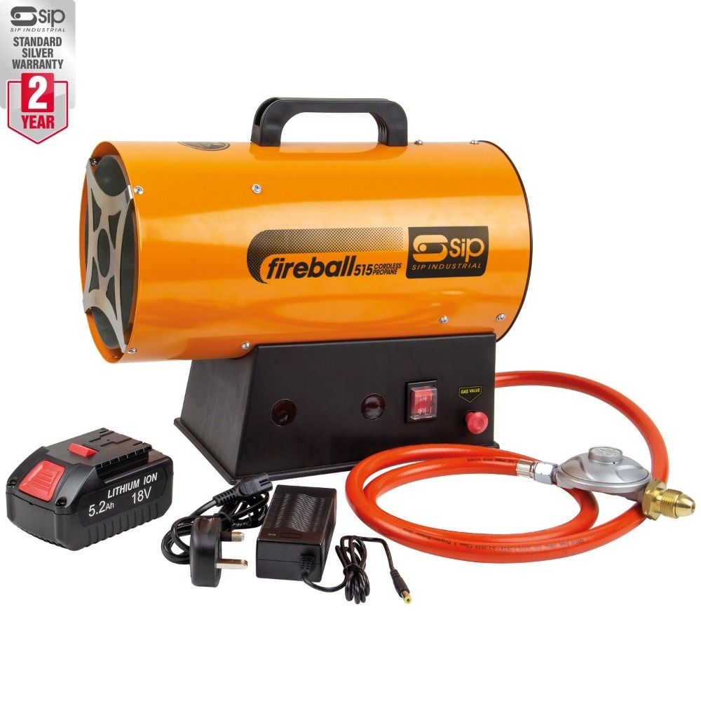SIP 09269 Fireball 515 Cordless Propane Heater