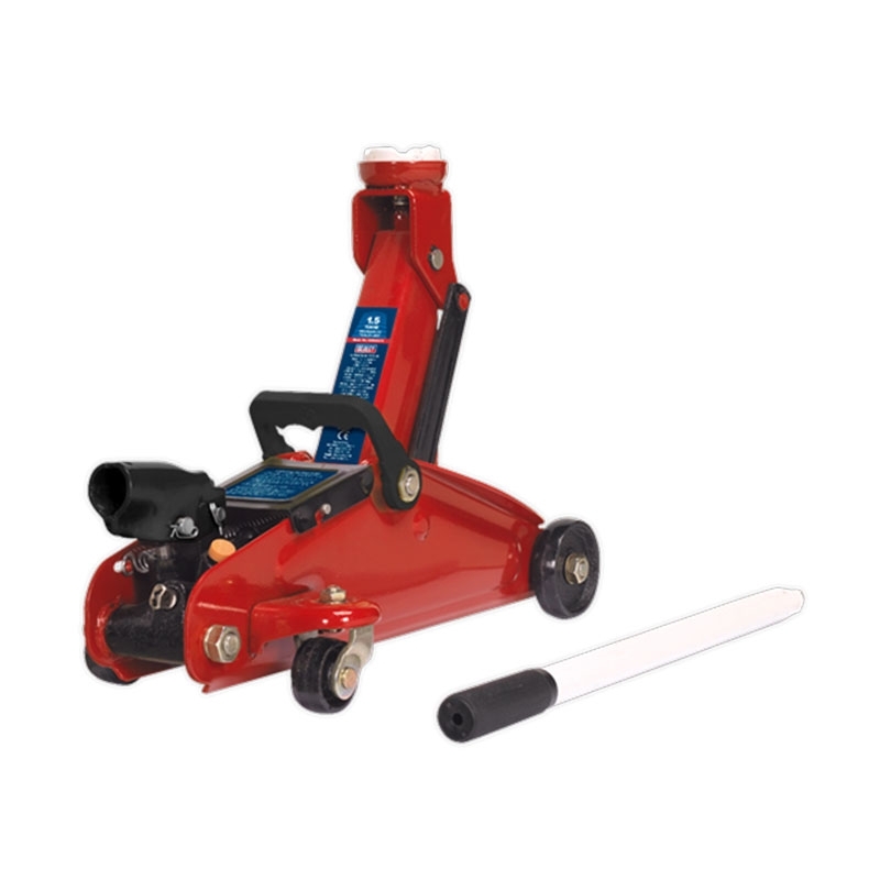 Sealey 1015CX Trolley Jack 1.5tonne Short Chassis