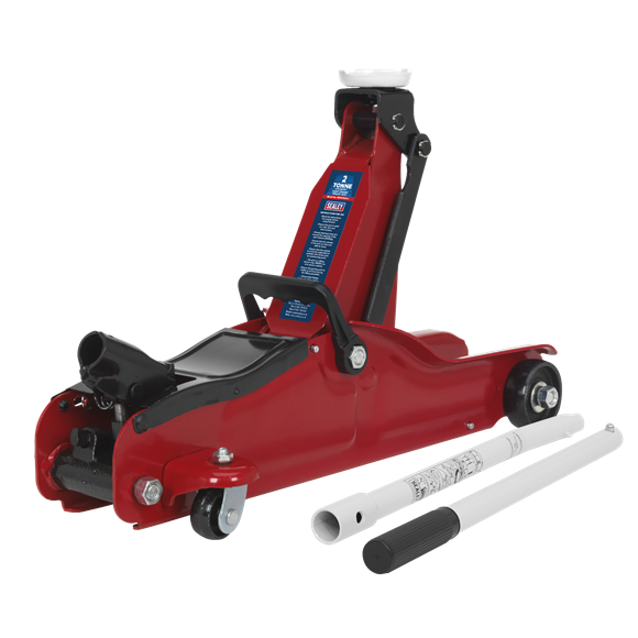 Sealey 1050CXLE Trolley Jack 2tonne Low Entry Short Chassis