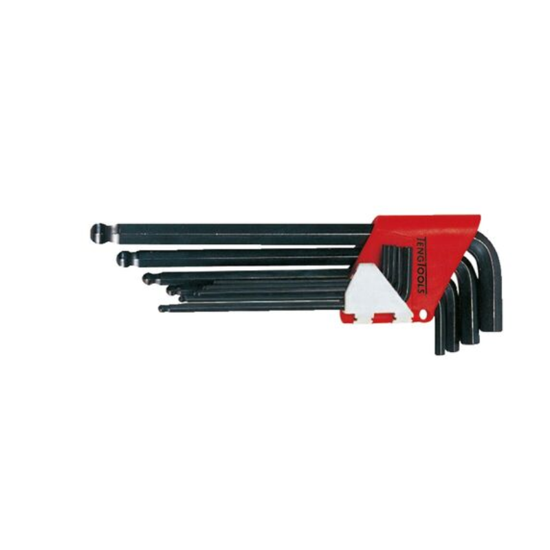 Teng 1479MM Metric Ball Point Hexagon Key Set, 9 Piece