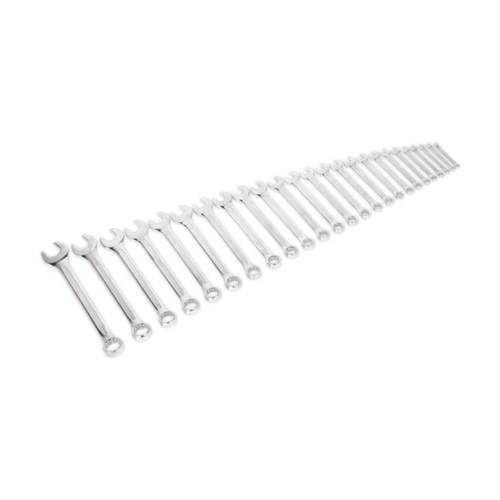 Sealey AK63253 Combination Spanner Set 25pc Metric