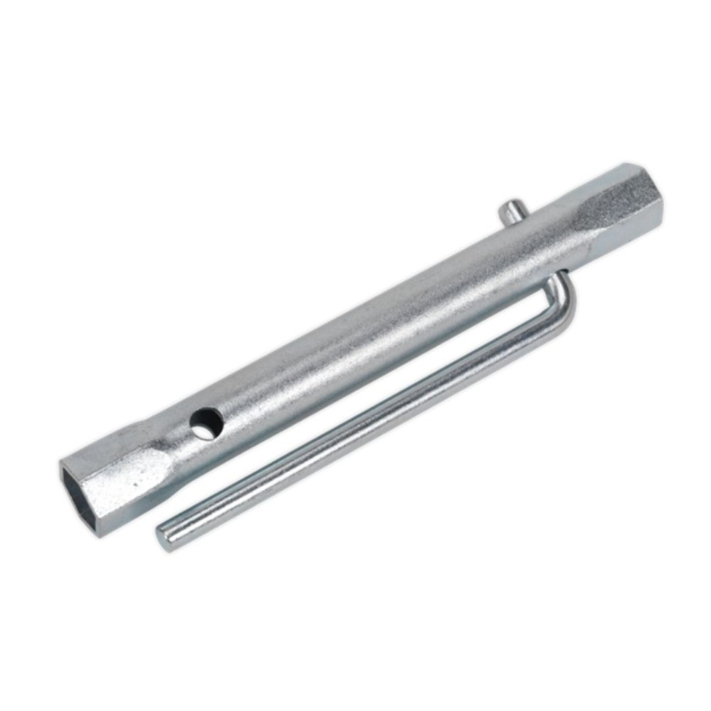 Sealey MS160 Double End Long Reach Spark Plug Box Spanner 14/16mm with L-Bar