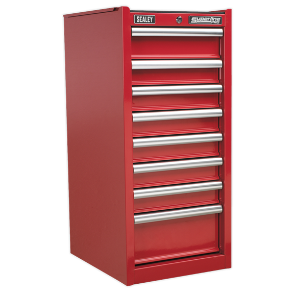 Sealey AP33589 Hang-On Chest 8 Drawer with Ball Bearing Slides - Red