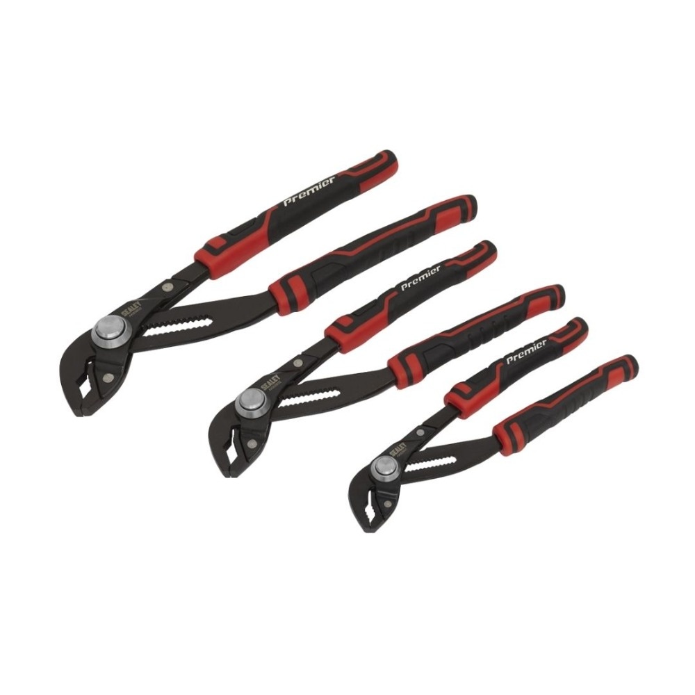 Sealey AK8380 Water Pump Pliers Set 3pc Quick Release