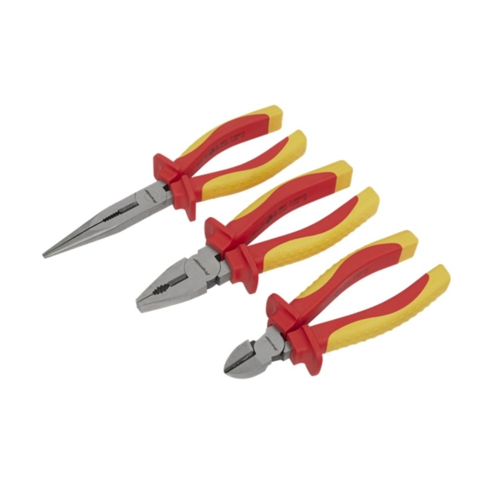 Sealey AK83452 Pliers Set 3pc VDE Approved