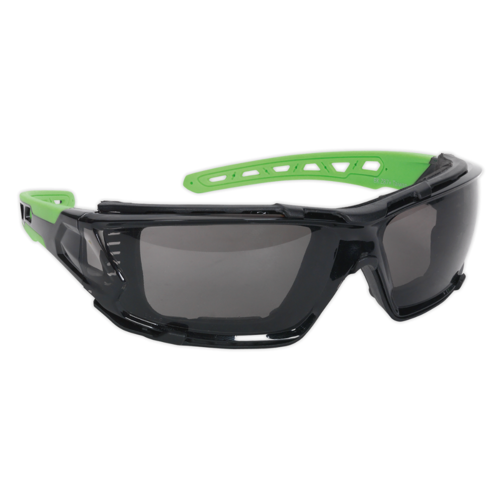 Sealey SSP69 Safety Spectacles with EVA Foam Lining - Anti-Glare Lens