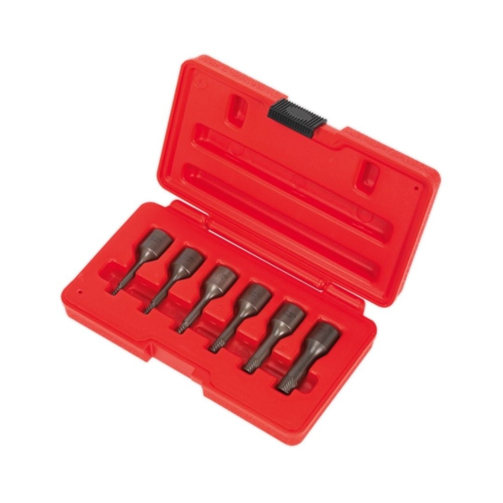 Sealey AK8185 Screw Extractor Set 6pc 3/8