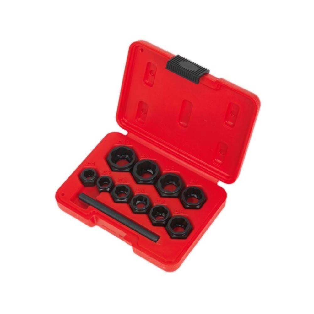 Sealey AK8183 Bolt Extractor Set 11pc Spanner Type