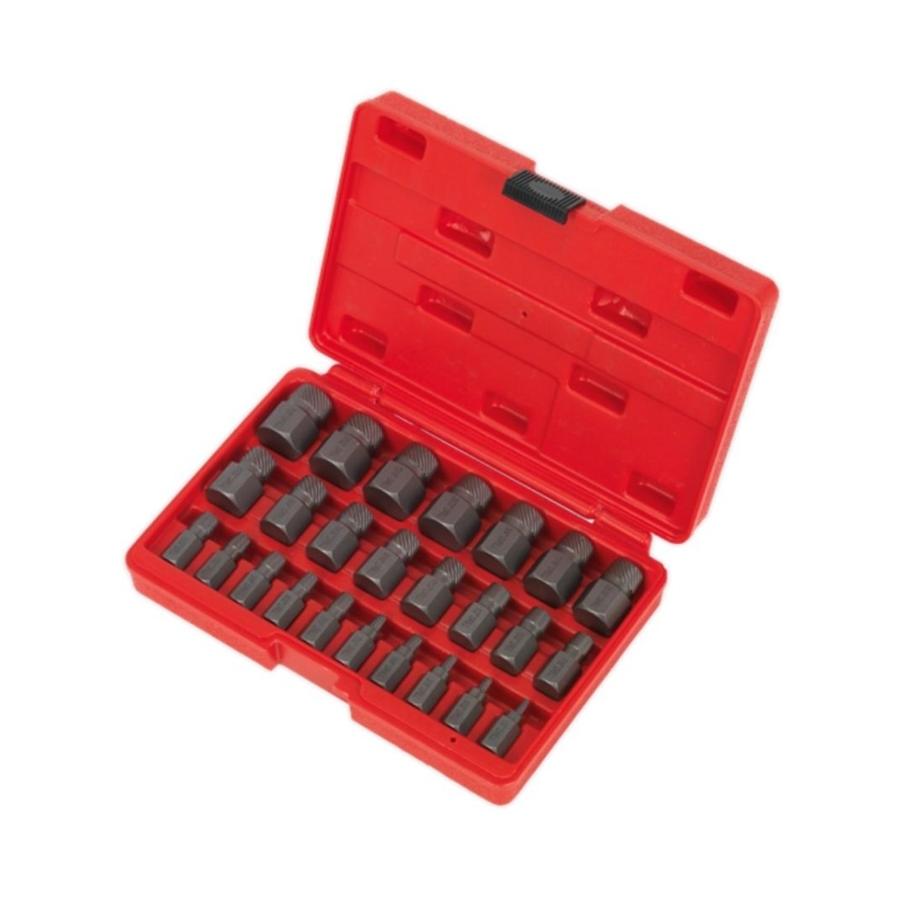 Sealey AK8182 Multi-Spline Screw Extractor Set 25pc