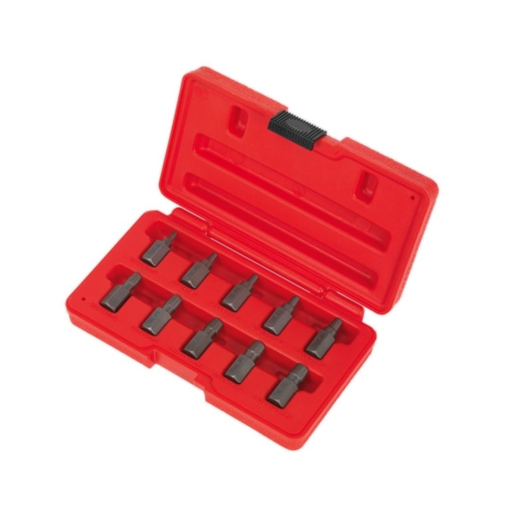 Sealey AK8181 Multi-Spline Screw Extractor Set 10pc