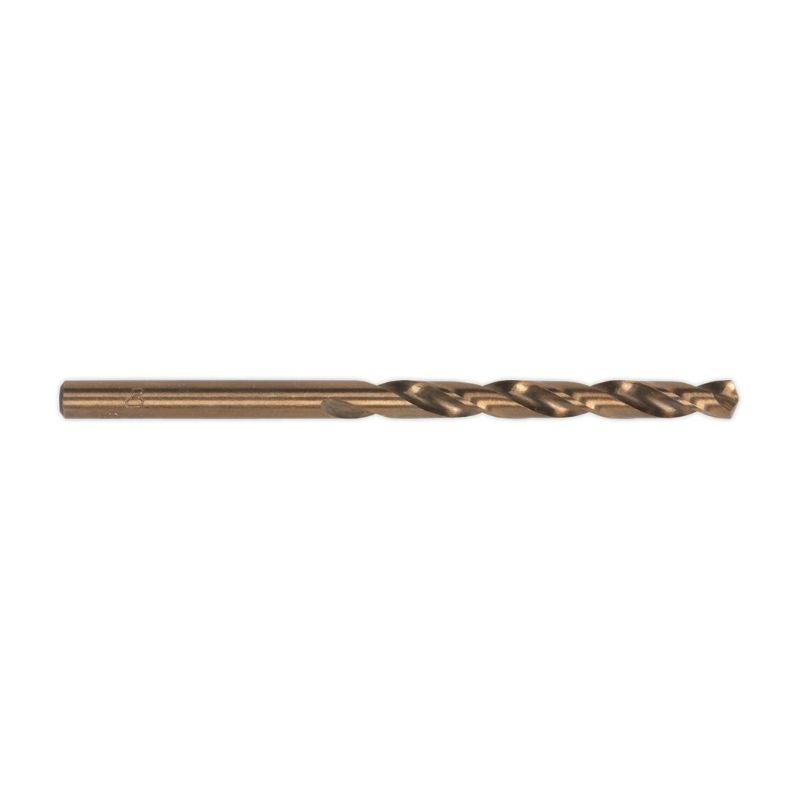 Sealey DB040CB HSS Cobalt Fully Ground Drill Bit Ø4mm Pack of 10