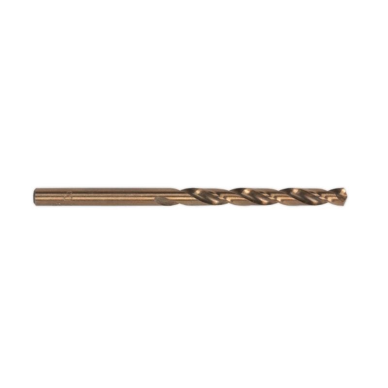 Sealey DB080CB HSS Cobalt Fully Ground Drill Bit Ø8mm Pack of 10
