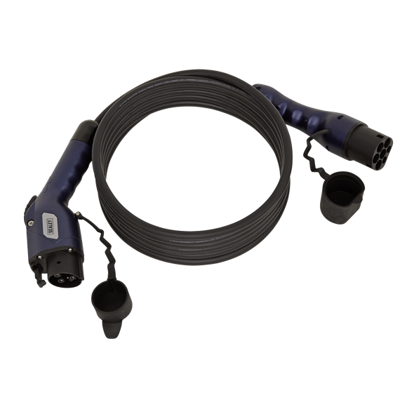 Sealey EVCC1216 EV Charging Cable Type 1 to Type 2 16A 5m