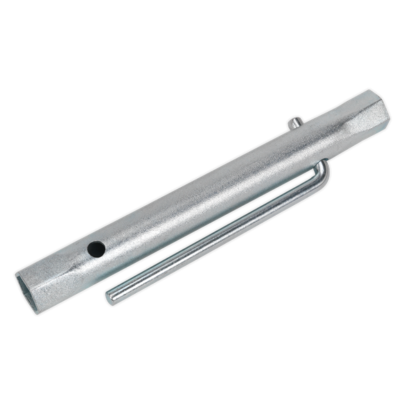 Sealey MS157 Double End Long Reach Spark Plug Box Spanner 16/18mm with L-Bar