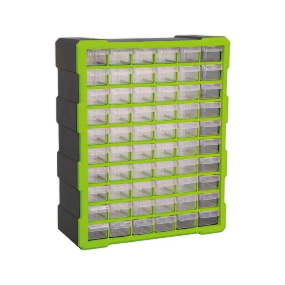 Sealey APDC60HV Cabinet Box 60 Drawer - Hi-Vis Green/Black