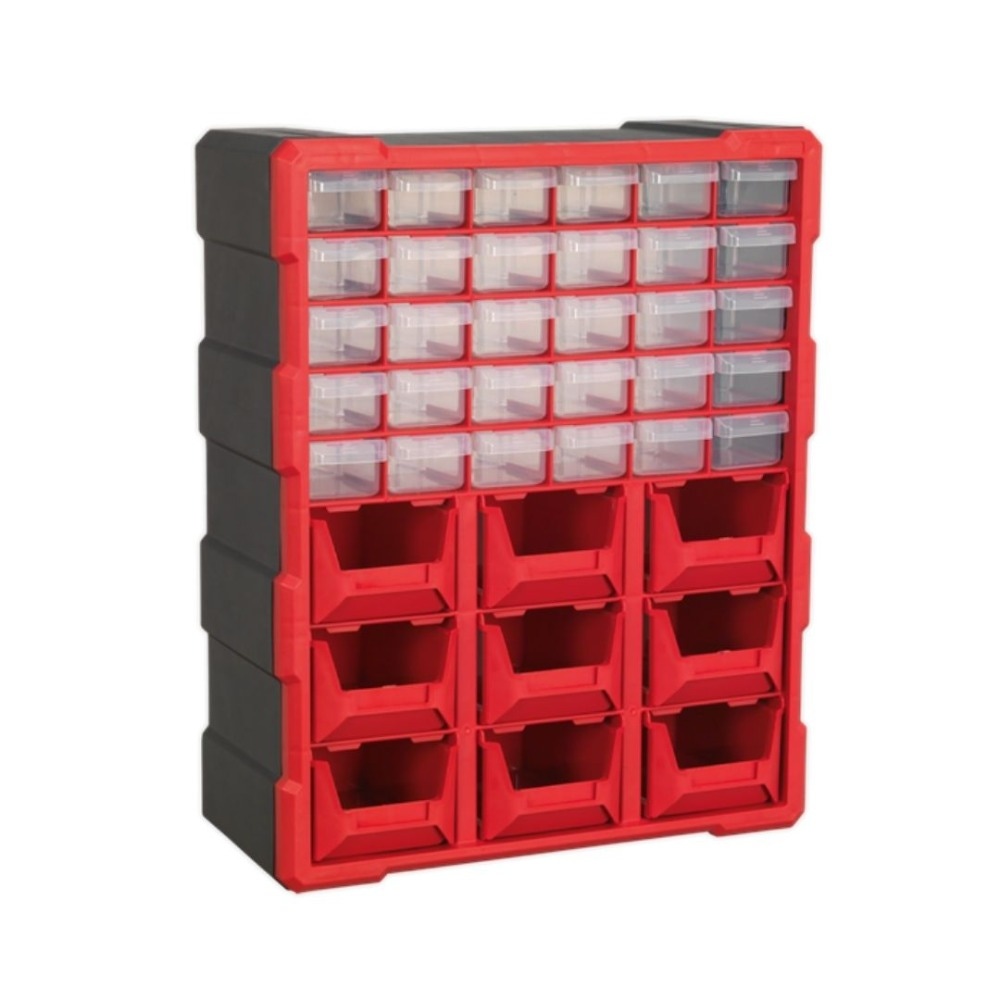 Sealey APDC39R Cabinet Box 39 Drawer - Red/Black