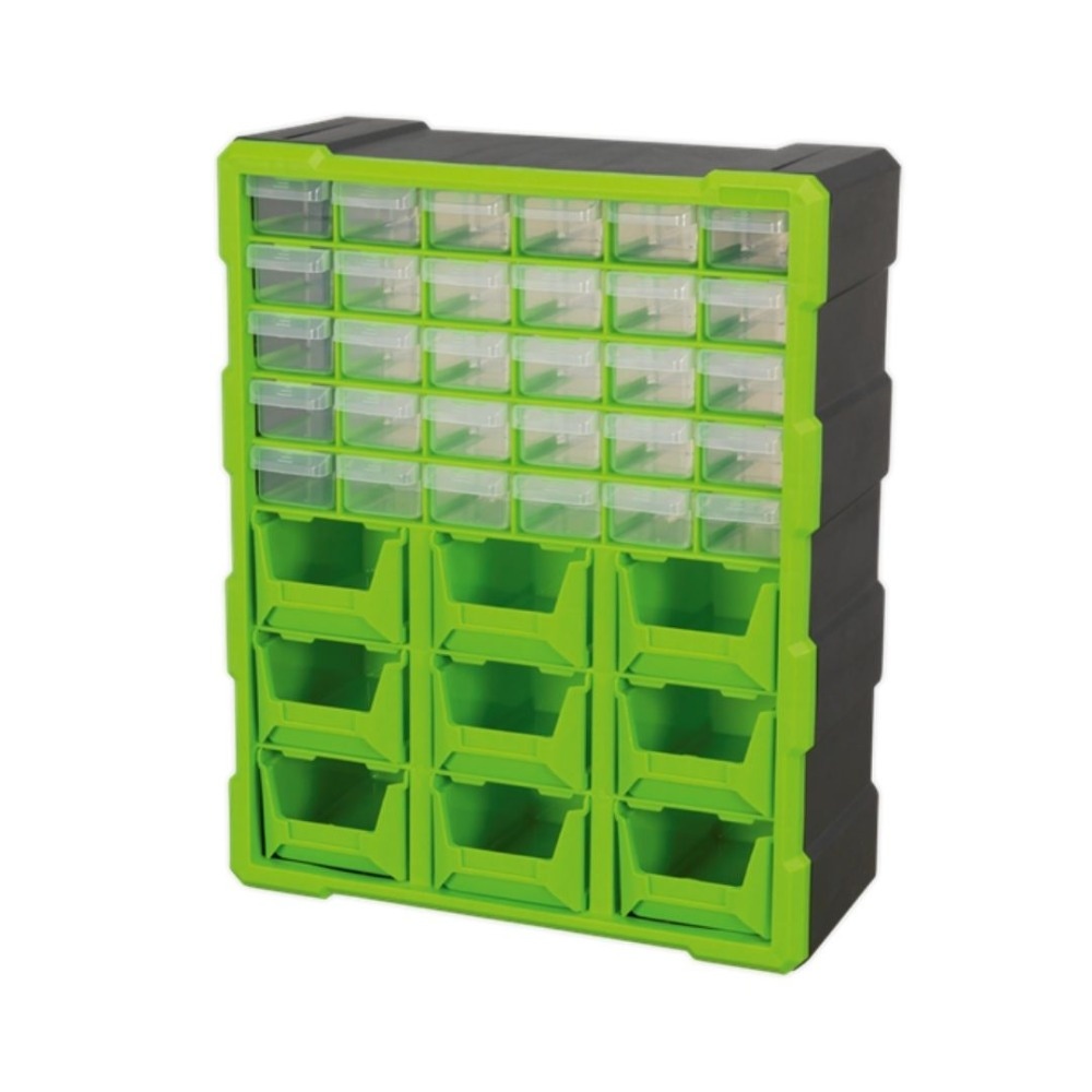 Sealey APDC39HV Cabinet Box 39 Drawer - Hi-Vis Green/Black