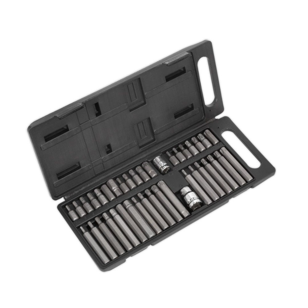 Sealey S0982 TRX-Star/Hex/Spline Bit Set 40pc 3/8