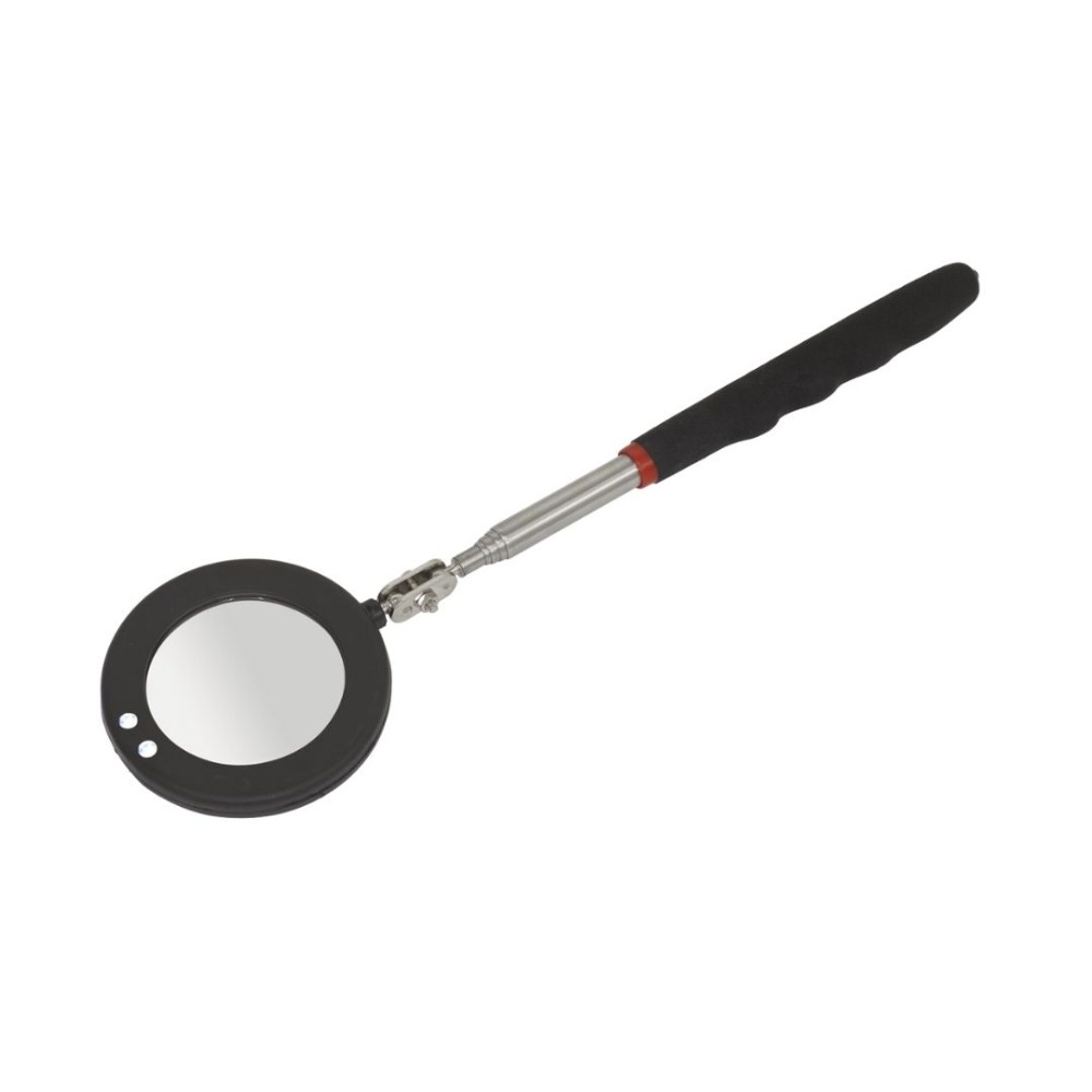 Sealey S0947 Telescopic Inspection Mirror Ø75mm with LED