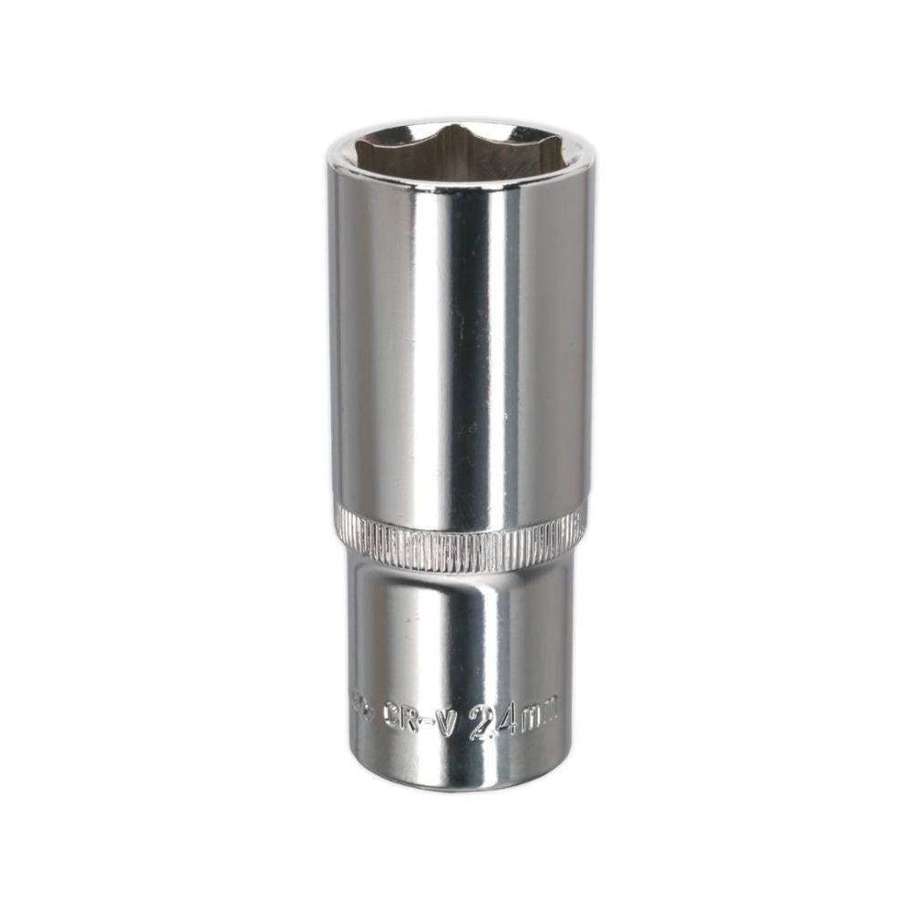 Sealey SP1224D WallDrive® Socket 24mm Deep 1/2