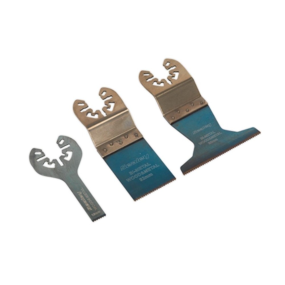 Sealey SMTC3 Multi-Tool Universal Cutting Blade Set 3pc