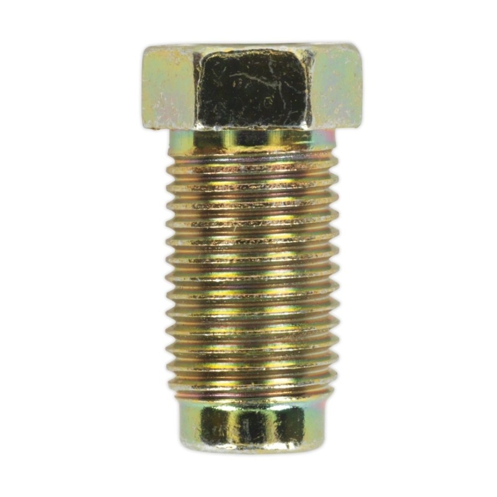 Sealey BN10100LM Brake Pipe/Fuel Nut M10 x 1mm Long Male Pack of 25