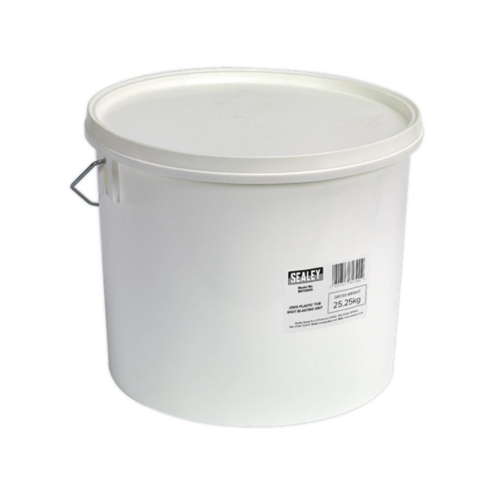 Sealey BGT25KG Shot Blasting Grit 25kg Plastic Tub