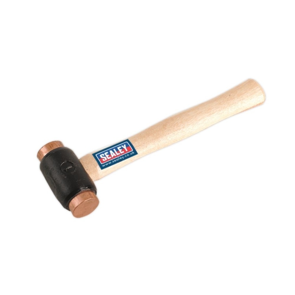 Sealey CFH02 Copper Faced Hammer 1.75lb Hickory Shaft