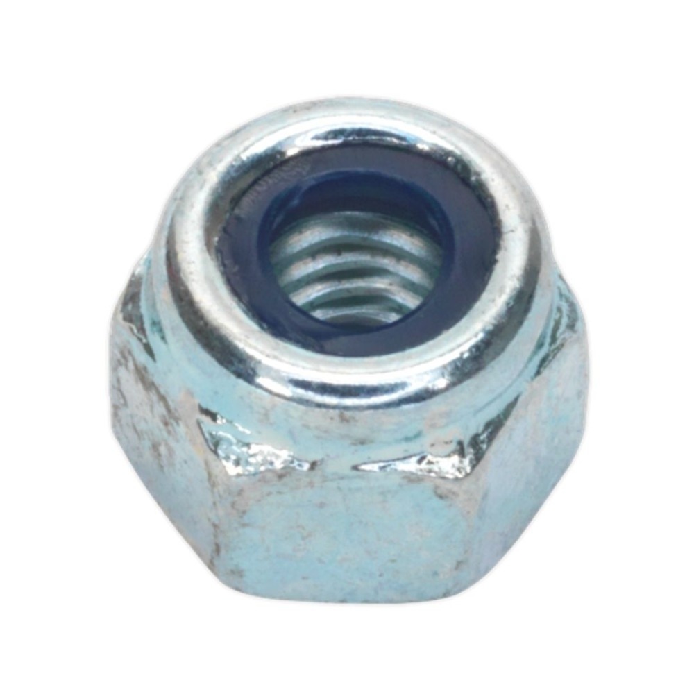 Sealey NLN5 Nylon Locknut M5 Zinc Pack of 100