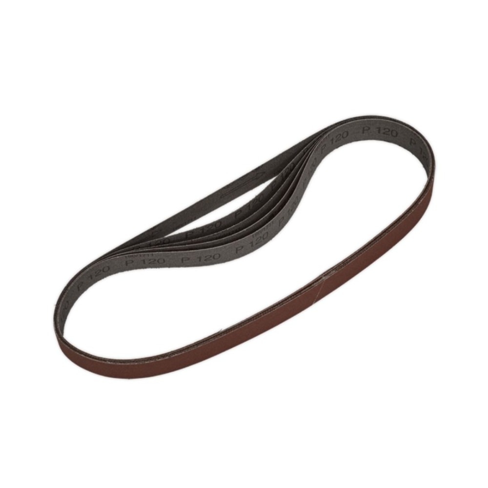 Sealey SB0019 Sanding Belt 25 x 762mm 120Grit Pack of 5