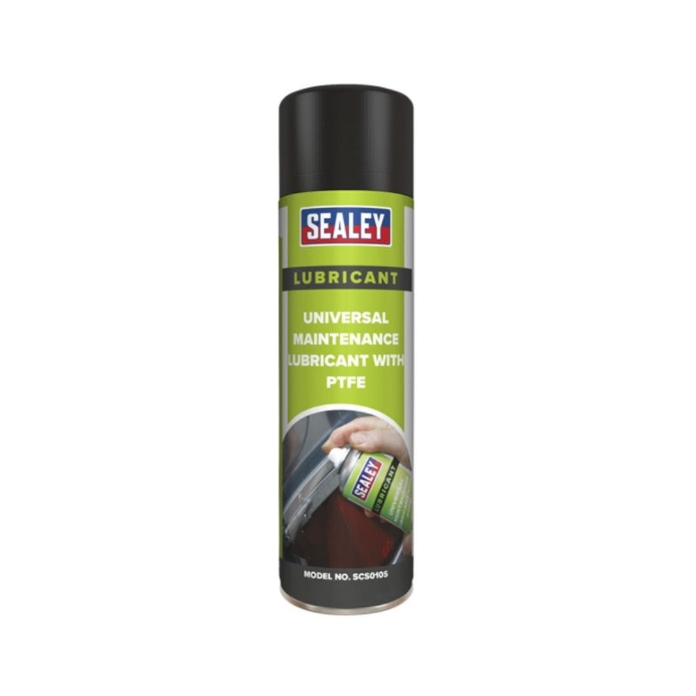 Sealey SCS010 Universal Maintenance Lubricant with PTFE 500ml Pack of 6