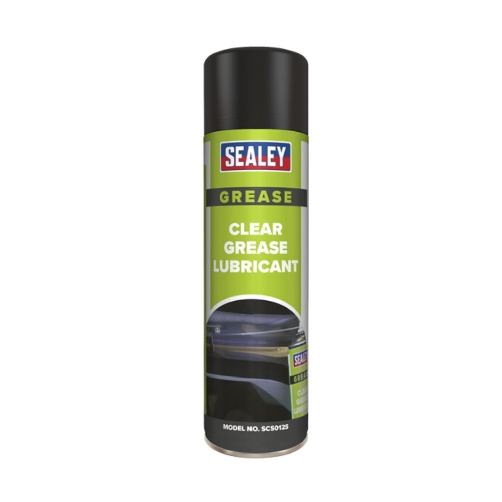Sealey SCS012 Clear Grease Lubricant 500ml Pack of 6