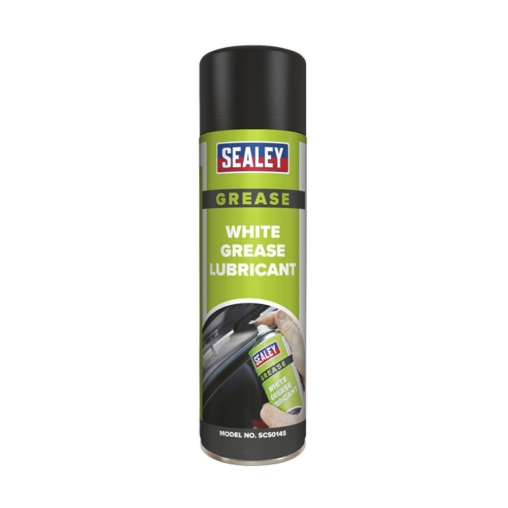 Sealey SCS014 White Grease Lubricant 500ml Pack of 6