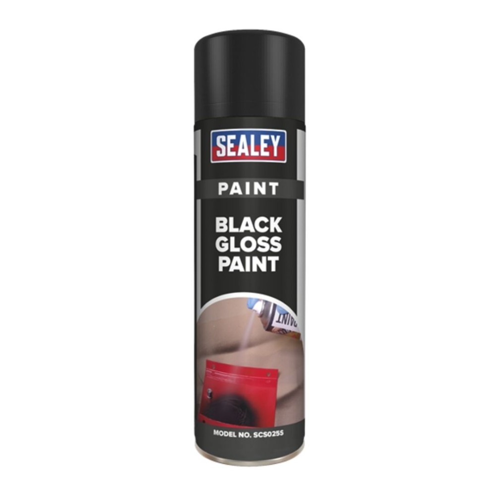 Sealey SCS025S Black Gloss Paint 500ml