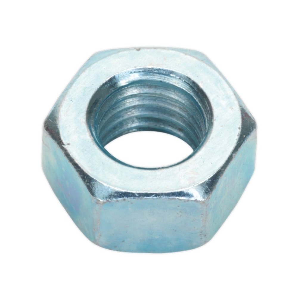 Sealey SN12 Steel Nut 934 - M12 Zinc Pack of 25