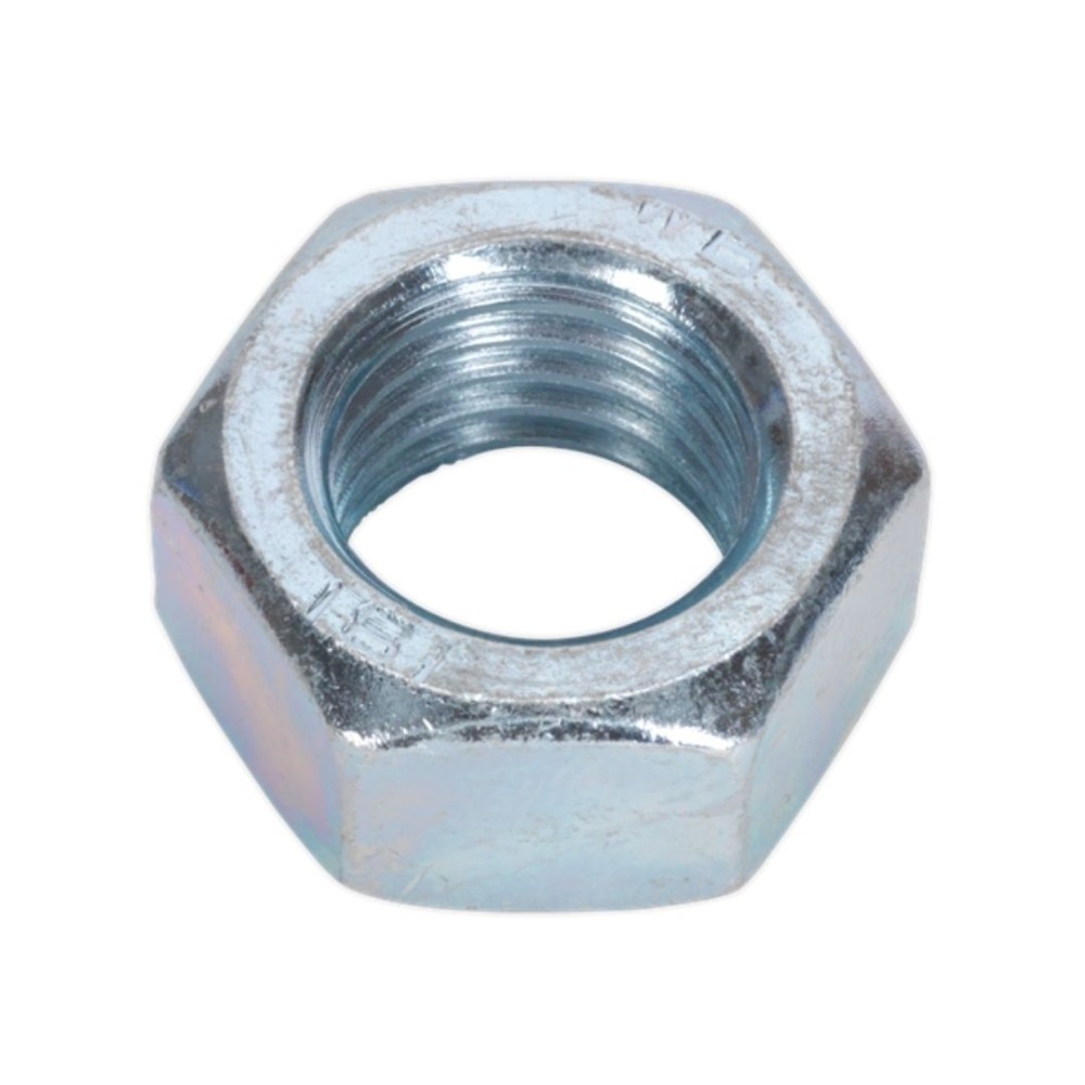 Sealey SN24 Steel Nut DIN 934 - M24 Zinc Pack of 5
