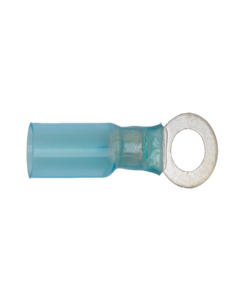 Sealey BTSR2564 Heat Shrink Ring Terminal Ø6.4mm Blue Pack of 25