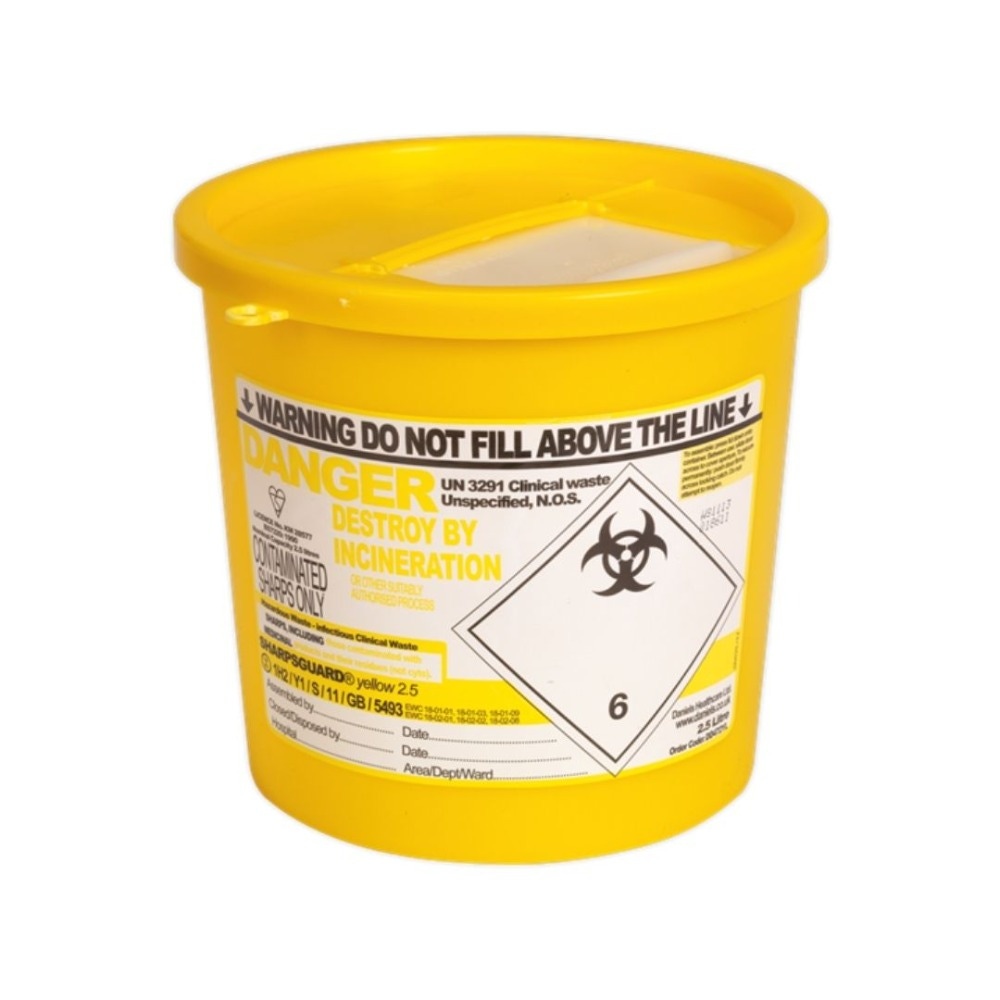 Sealey SSP250 Sharps Bin 2.5L