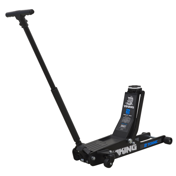 Sealey 2100TB Viking Low Entry Long Reach Trolley Jack 2tonne with Rocket Lift