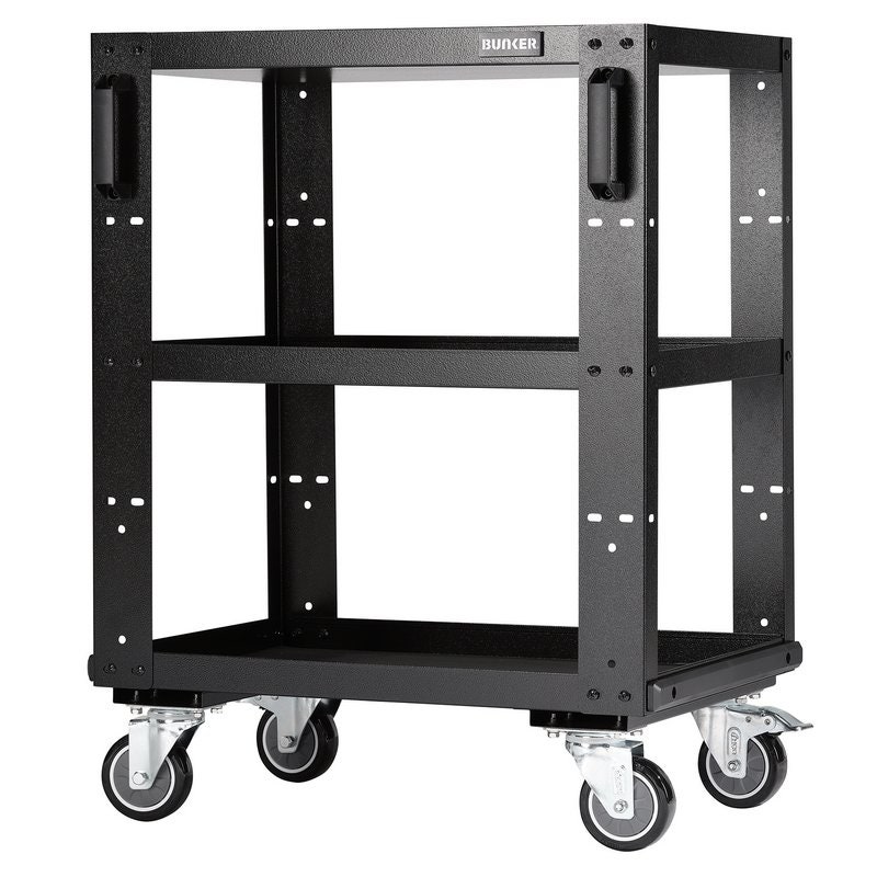 Draper 23634 BUNKER Modular 3 Tier Tool Trolley, 646mm