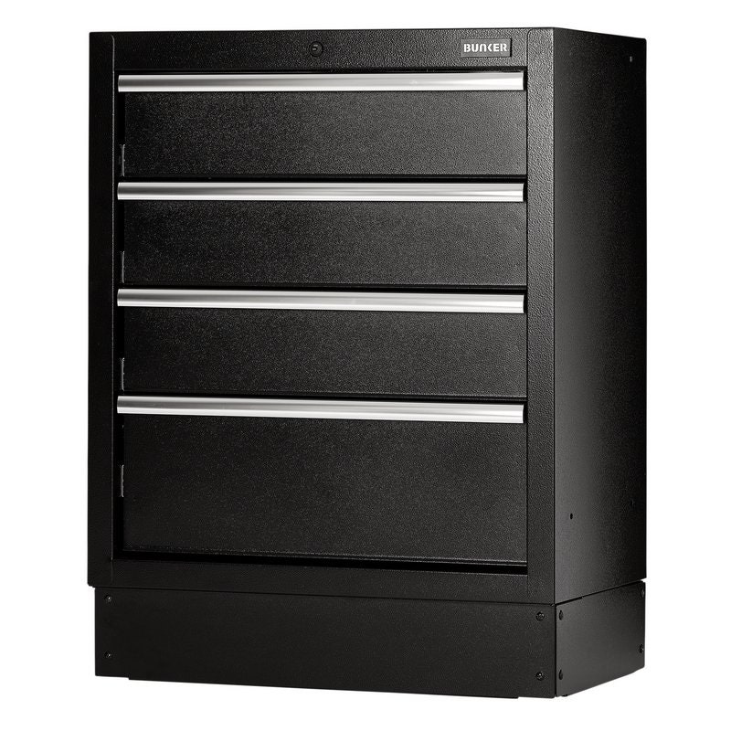 Draper 23746 BUNKER Modular Floor Cabinet, 4 Drawer, 680mm