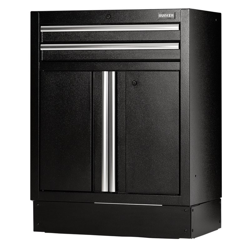 Draper 23752 BUNKER Modular Floor Cabinet, 2 Drawer, 2 Door, 680mm