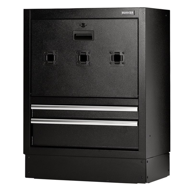 Draper 23754 BUNKER Modular Floor Reel Cabinet, 2 Drawer, 680mm