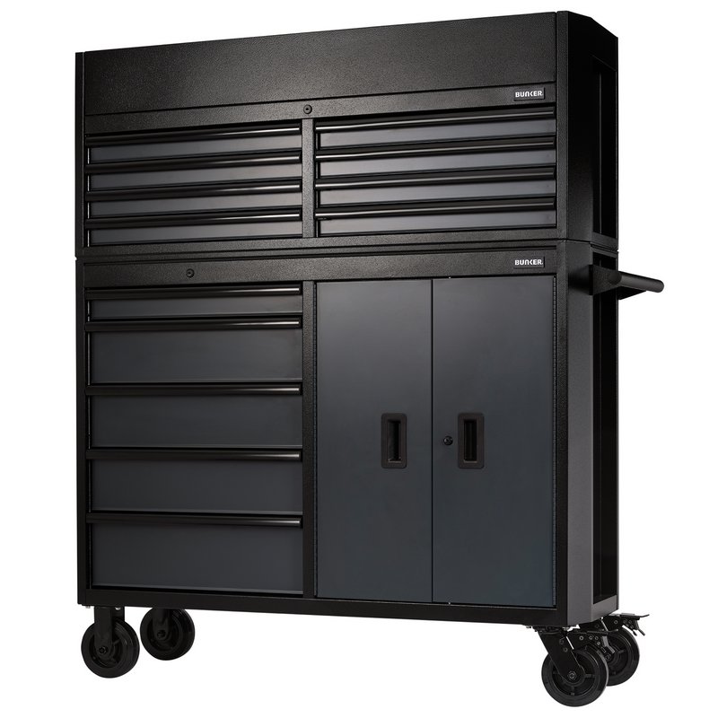 Draper 24256 BUNKER 13 Drawer Combined Roller Cabinet and Tool Chest 52