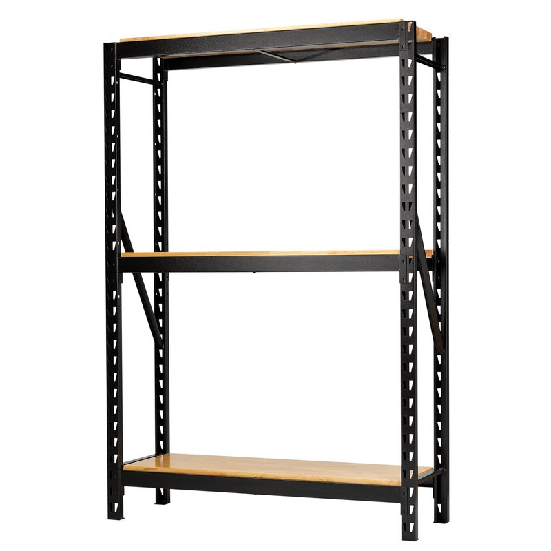 Draper 27793 BUNKER 14 Piece Modular 3 Tier Racking with Hardwood Shelving, 1500mm