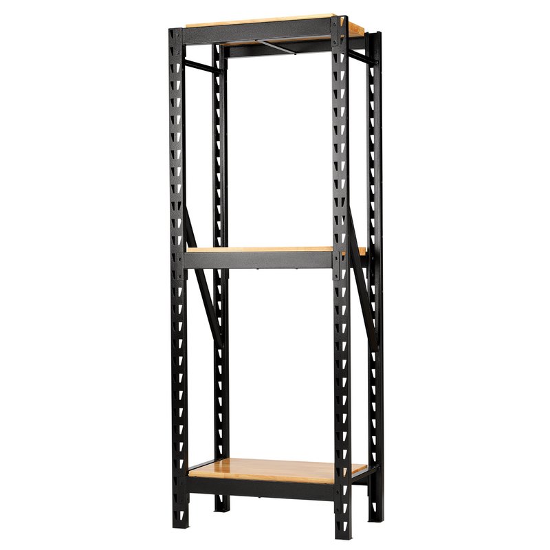 Draper 27794 BUNKER 14 Piece Modular 3 Tier Racking with Hardwood Shelving, 750mm