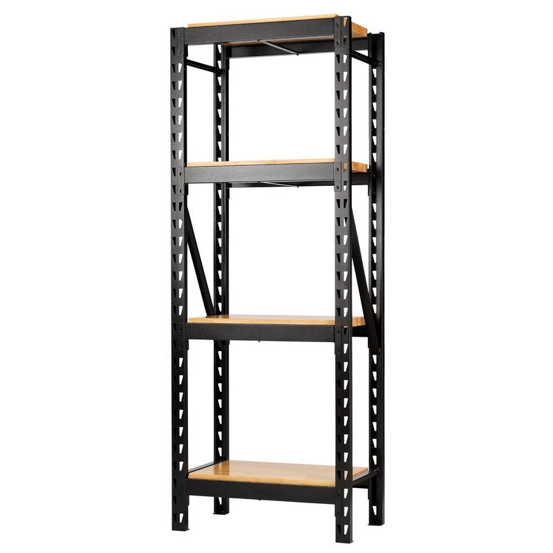 Draper 27978 BUNKER 21 Piece Modular 4 Tier Racking with Hardwood Shelving, 750mm