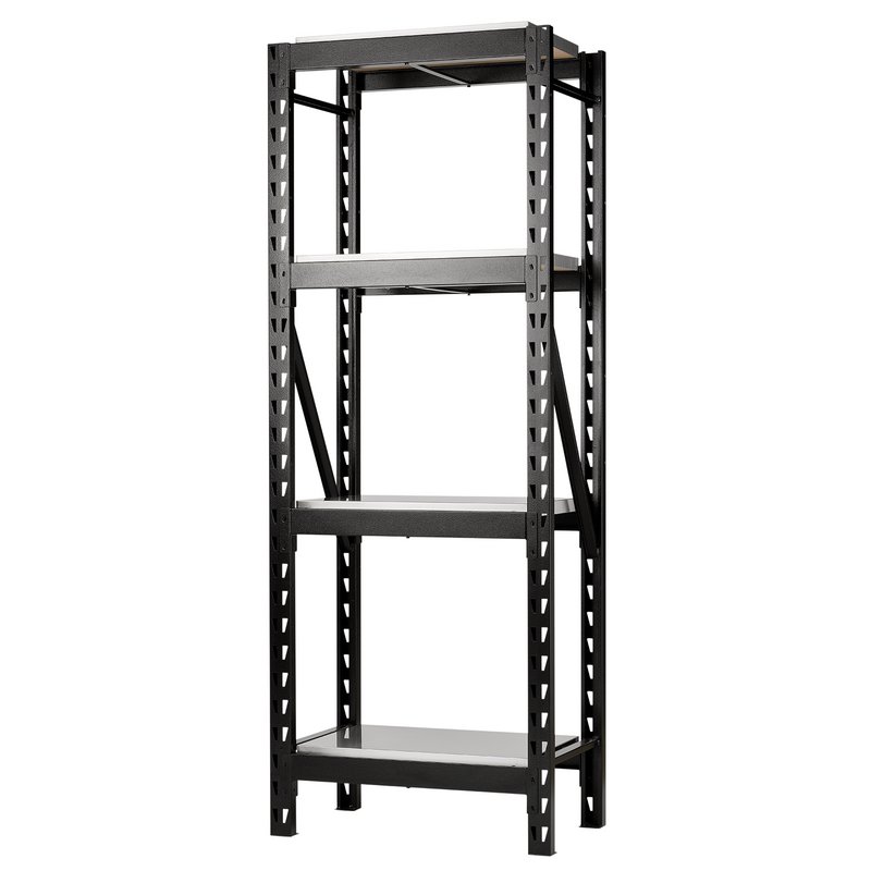 Draper 27987 BUNKER 21 Piece Modular 4 Tier Racking with Stainless Steel Shelving, 750mm