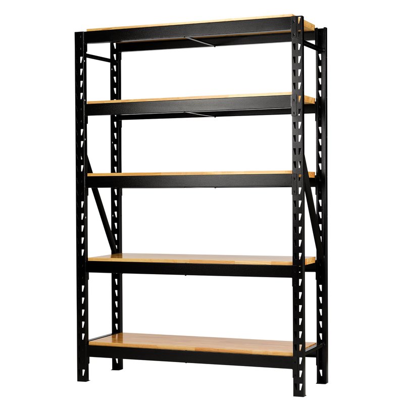 Draper 27995 BUNKER 22 Piece Modular 5 Tier Racking with Hardwood Shelving, 1500mm