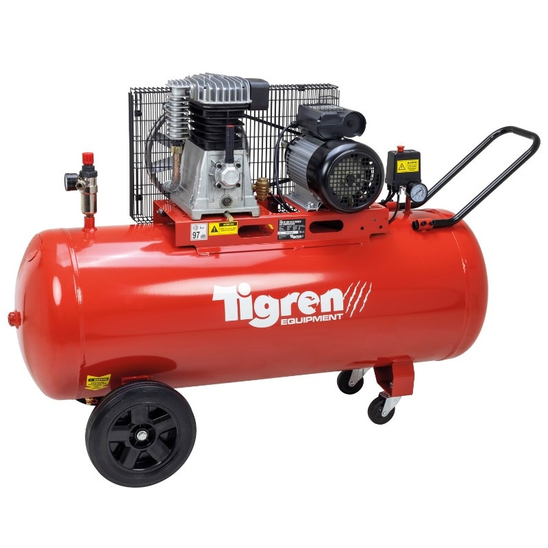 SIP 04391 TIGREN 150ltr 3hp Belt-Driven Compressor